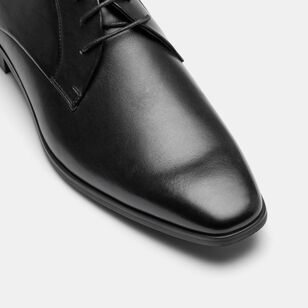 Jeff Banks Men's Derby Business Shoe Black 8