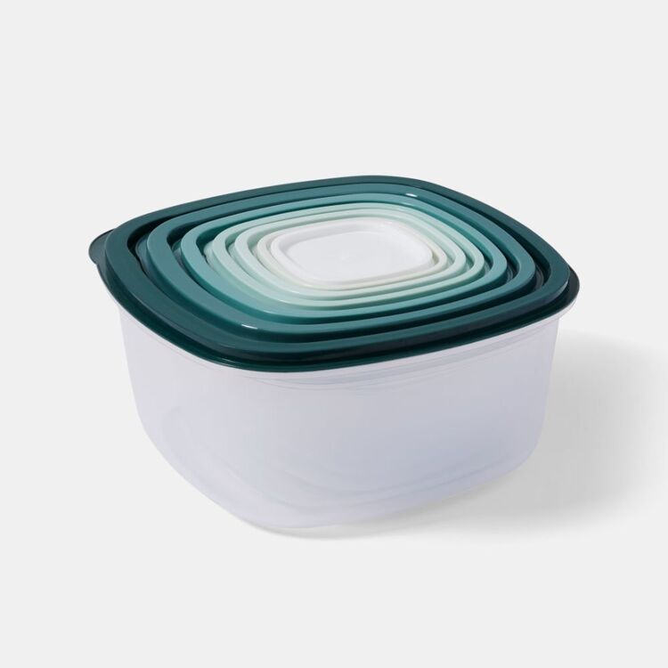 Smith + Nobel 7-Piece Square Container Set Blue