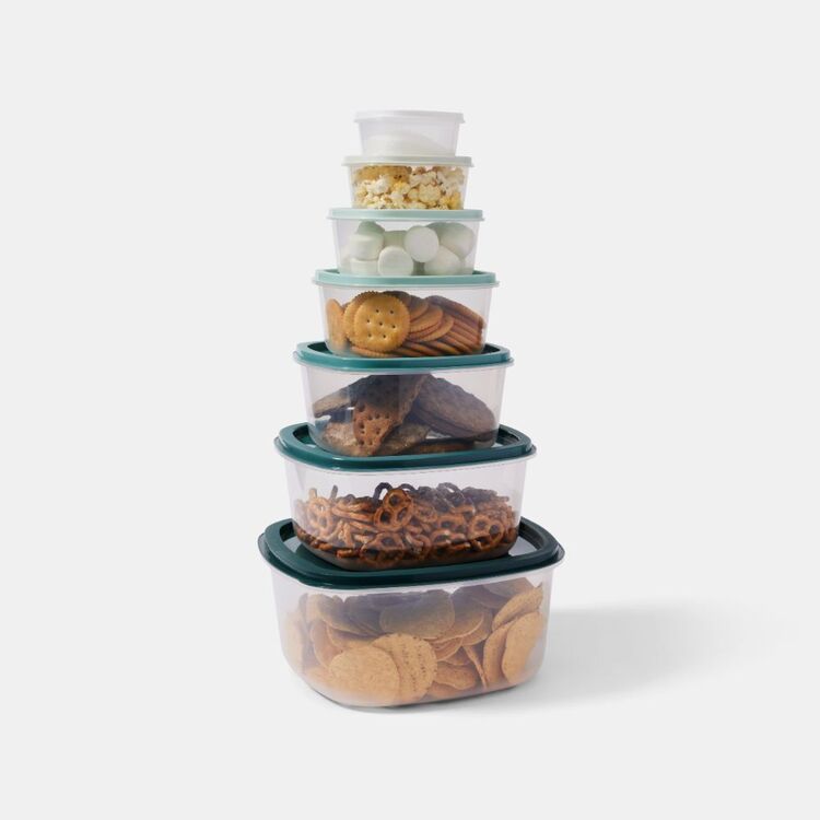 Smith + Nobel 7-Piece Square Container Set Blue