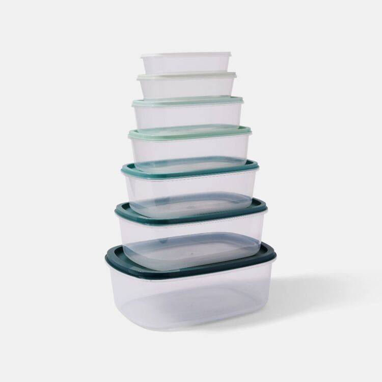 Smith + Nobel 7-Piece Rectangle Container Set Blue