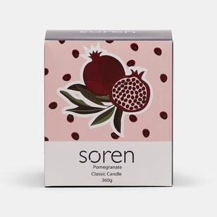 Soren Pomegranate 360g Candle