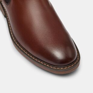 Slatters Men's Laughlan Leather Boot Walnut