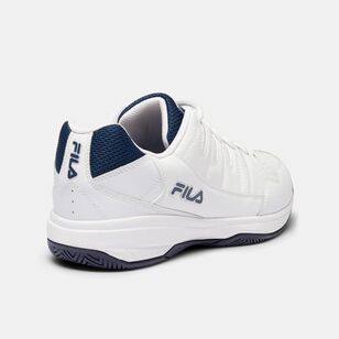 FILA Men's Double Bounce Casual Shoe White & Navy
