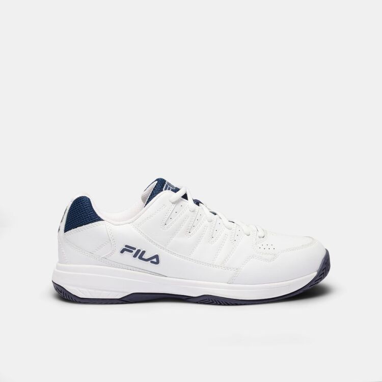 FILA Men's Double Bounce Casual Shoe White & Navy