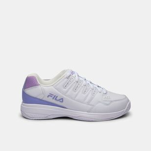 FILA Women's Double Bounce Casual Shoe White & Purple
