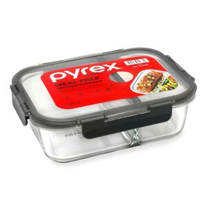 Pyrex 1380 ml Divided Glass Storage