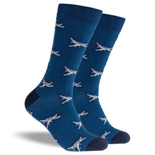 Mitch Dowd Men's Flying High Sock 2 Pack Blue 8 - 13