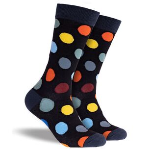 Mitch Dowd Men's Happy Geo Sock 2 Pack Multicoloured Spot 8 -13