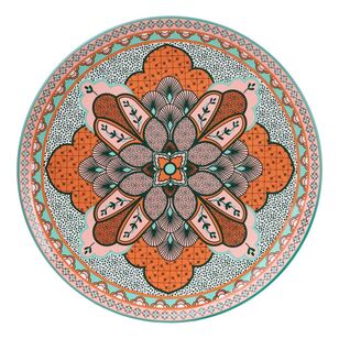 Casa Domani Pelagie 37 cm Round Serving Platter Teal/Terracotta