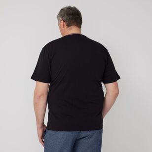 U.S. Polo Assn. Men's Big Coloured Logo Short Sleeve Tee Black
