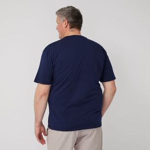 U.S. Polo Assn. Men's Big Chest Logo Brand T Shirt Navy