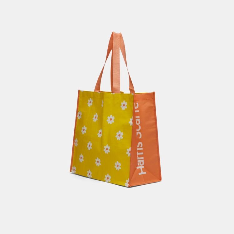 Harris Scarfe Yellow Daisy Medium Tote Shopping Bag