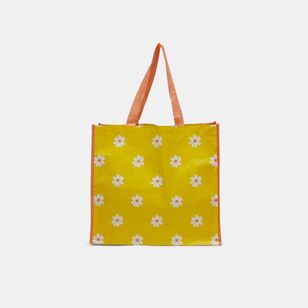 Harris Scarfe Yellow Daisy Medium Tote Shopping Bag
