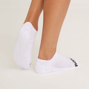 Bonds Women's Cushioned Low Cut 3-Pack Sock White