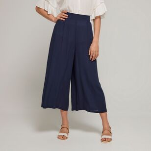 Khoko Collection Women's Crinkle Pant Navy