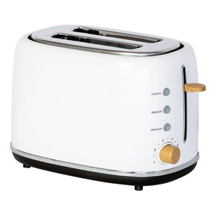 Smith + Nobel 2 Slice Toaster With Wooden Design SNWH32T
