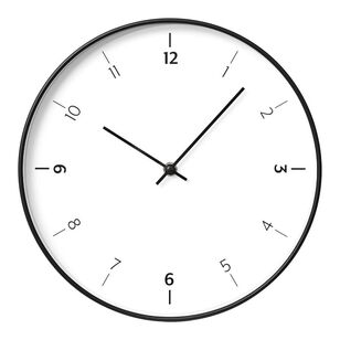 Cooper & Co Tempo Wall Clock 30 cm White 30 cm