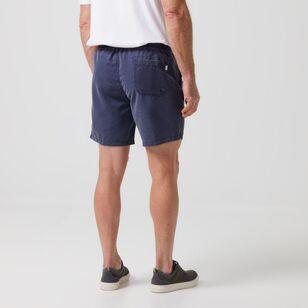 JC Lanyon Men's Vintage Pull On Deck Shorts Navy