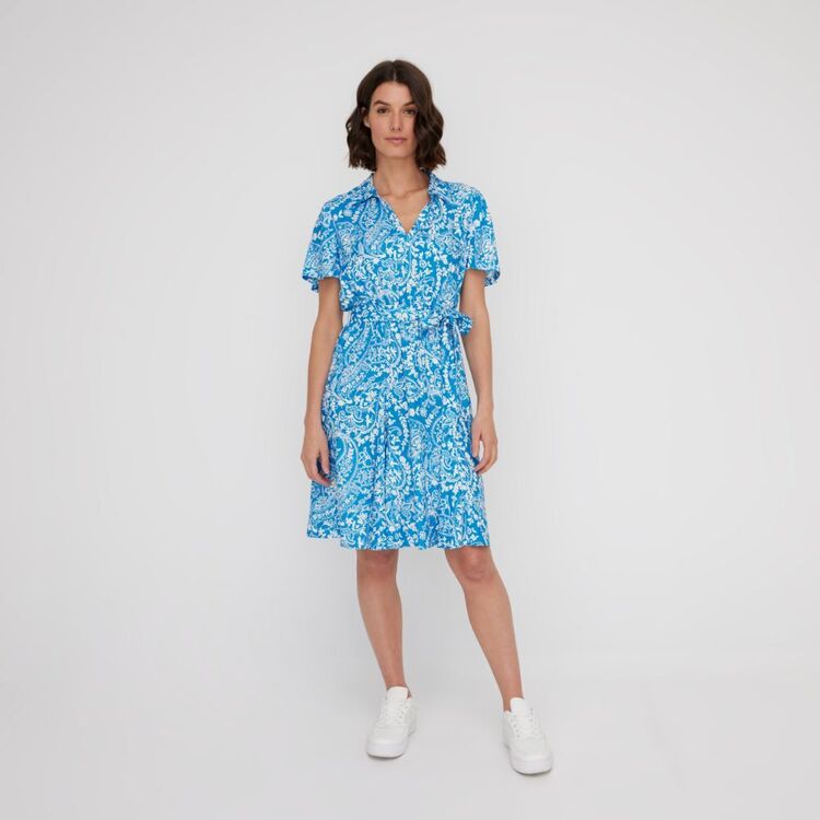 Leona Edmiston Ruby Women's Shirt Dress Paisley Print