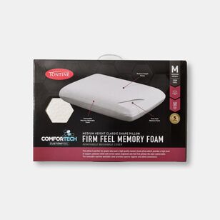 Tontine Comfortech Firm Memory Foam Pillow White Standard