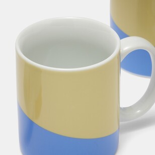 Soren Spliced Mug 4 Pack Blue