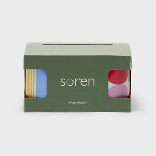 Soren Digital Circles Mug 4 Pack