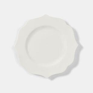 Chyka Home 21 cm Hydrangea Side Plate White