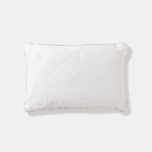 Elysian Premium Australian Wool Topped Pillow White Standard