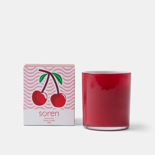 Soren Cherry Fizz Candle 360g White 360 g