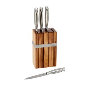 Stanley Rogers 5-Piece Banded Knife Block Set