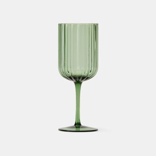 Chyka Home Dawn 4-Piece Wine Glass Set Green