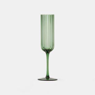 Chyka Home Dawn 200 ml 4-Piece Champagne Flute Set Green