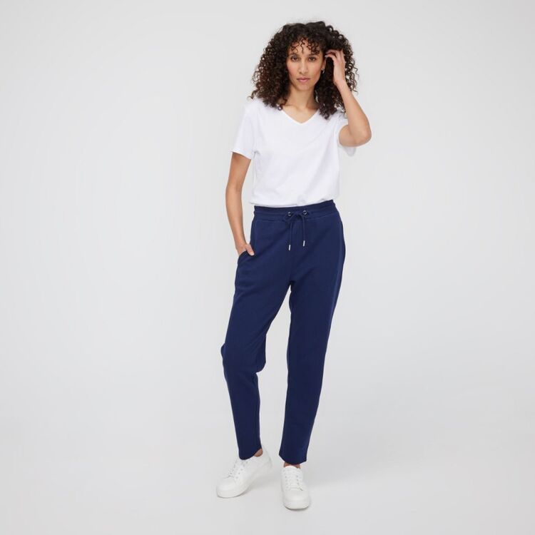Khoko Collection Women's French Terry Trackpant Navy