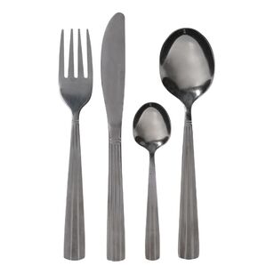Smith & Nobel Soho 24-Piece Cutlery Set Black