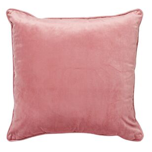 Elysian Genoa Velvet Piping Cushion Blush 50 x 50 cm