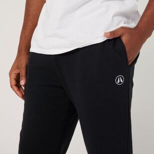 NMA Men's Active Fleece Trackpant With Cuff Black