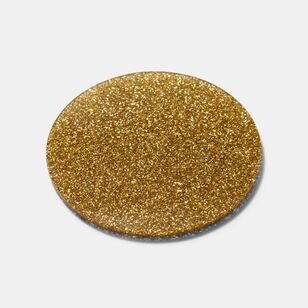 Soren Gold Sparkles Acrylic Coaster 4 Pack