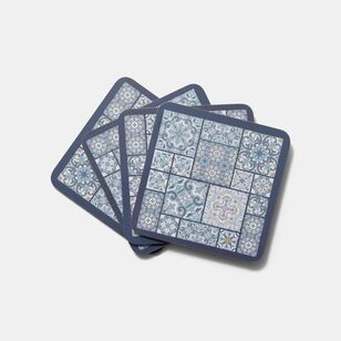 Soren Blue Tiles Coaster 4 Pack