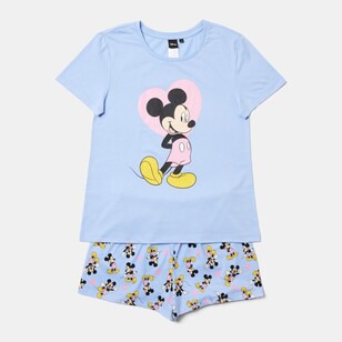 Disney Women's Mickey Mouse PJ Box Set Blue