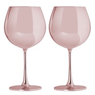 Cooper & Co Manhattan 2-Piece Gin Glass Set Rose Gold