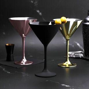 Cooper & Co Manhattan 2-Piece Martini Glass Set Matte Black