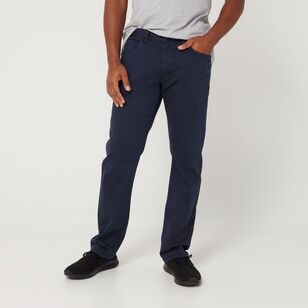 JC Lanyon Men's Reeves Soft Touch 5 Pocket Pants Navy