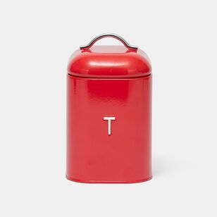 Smith + Nobel Provincial Tea Canister Gloss Red