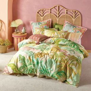 Linen House California Cotton Quilt Cover Set Multicoloured Print