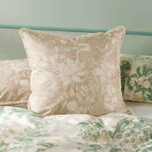 Linen House Katherine Cotton European Pillowcase Green European