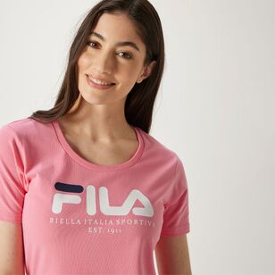 FILA Women's Ella Tee Bubblegum