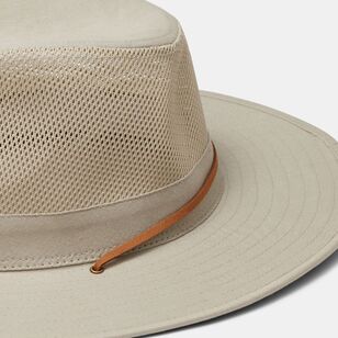 JC Lanyon Men's Mesh Crown Hat Stone One Size