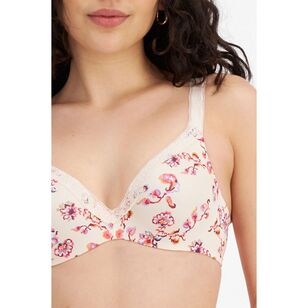 Berlei Women's Barely There Luxe Contour Bra Pink Floral