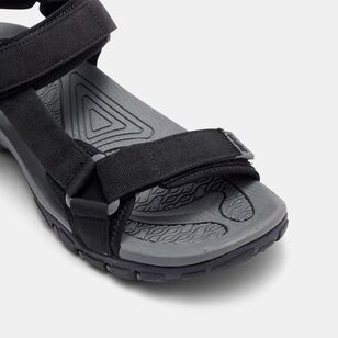Slatters Men's Riptide Adjustable Sandal Black