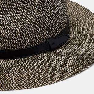 JC Lanyon Men's Panama Hat Black One Size